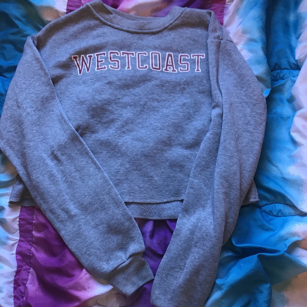 West Coast Cropped Sweatshirt